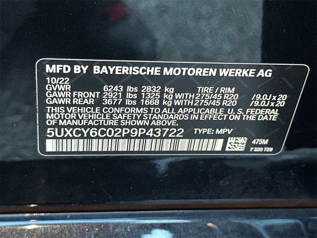 Used 2023 BMW X6 xDrive40i w/ M Sport Package image 33