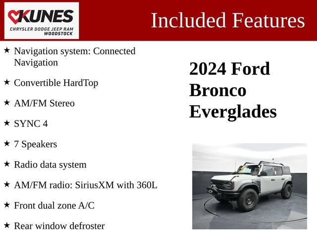 Used 2024 Ford Bronco Everglades AWD/4WD image 3