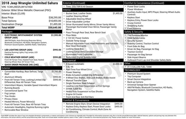 Used 2018 Jeep Wrangler Unlimited Sahara image 27