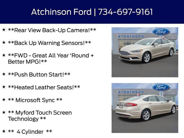 Used 2018 Ford Fusion SE w/ Equipment Group 602A image 4