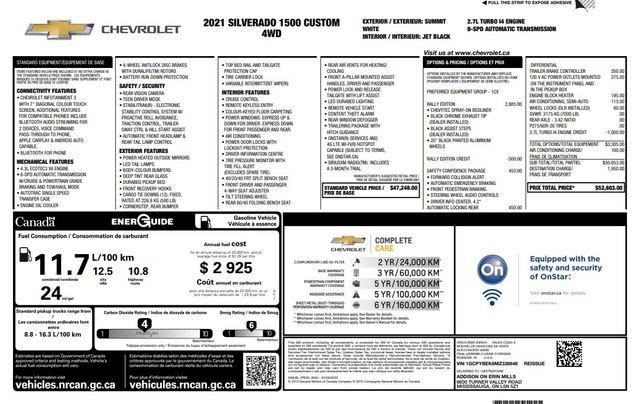 Used 2021 Chevrolet Silverado 1500 Custom w/ Rally Edition image 21