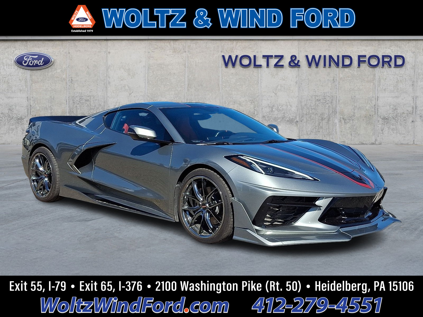 Used 2022 Chevrolet Corvette Stingray Coupe w/ 1LT