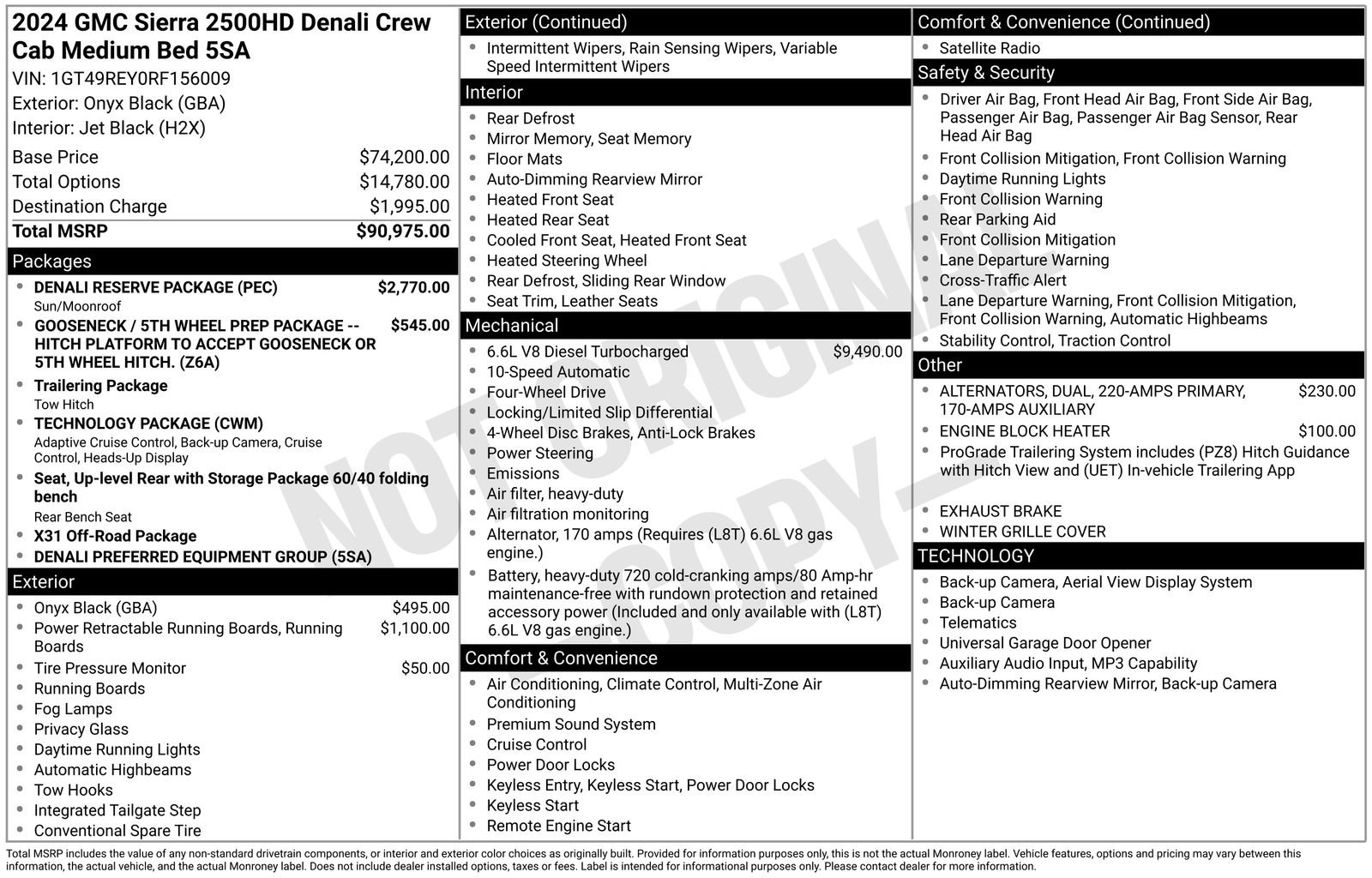 Used 2024 GMC Sierra 2500 Denali w/ Denali Reserve Package AWD/4WD image 17