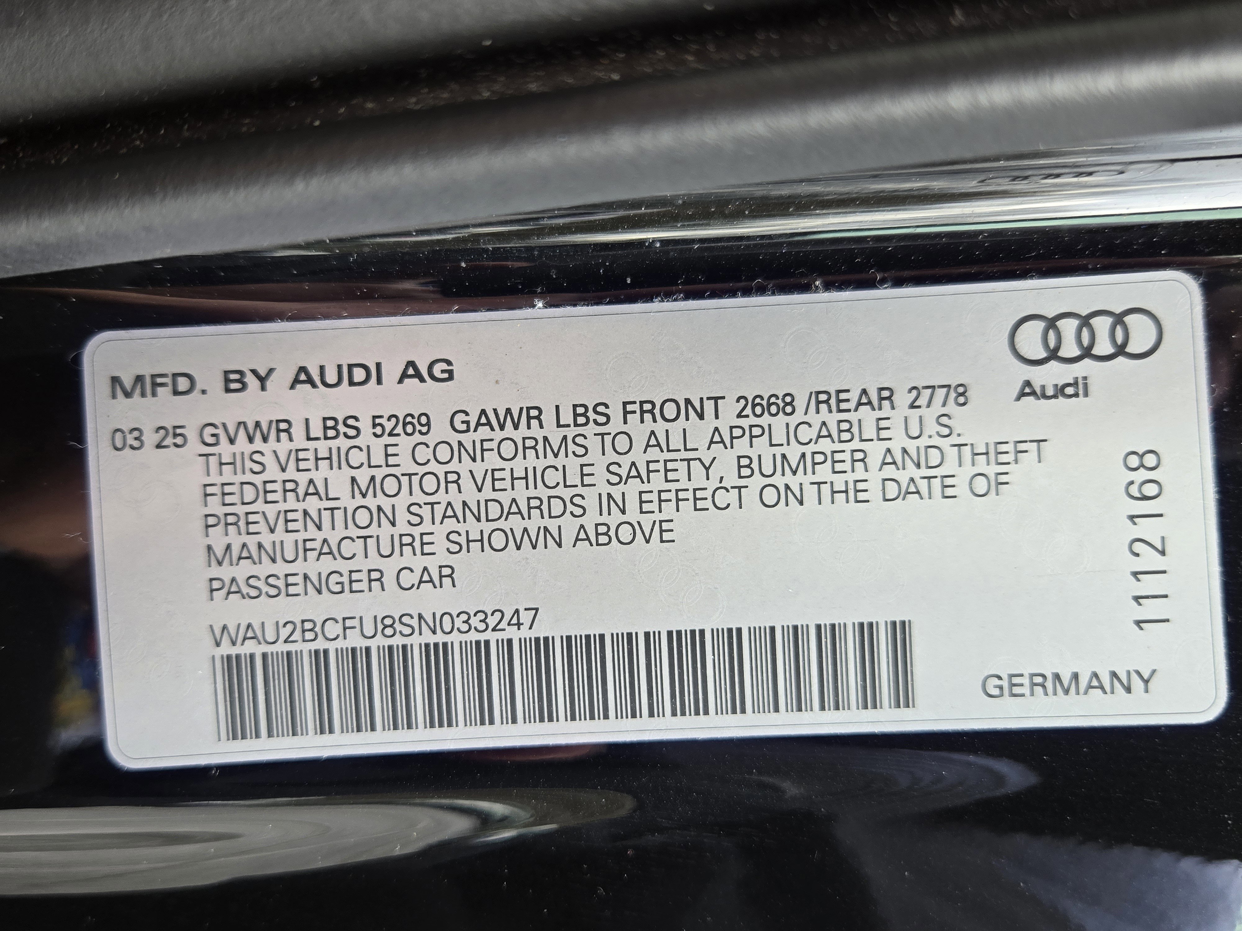 Used 2025 Audi A5 2.0T Premium Plus w/ Premium Plus AWD/4WD image 34