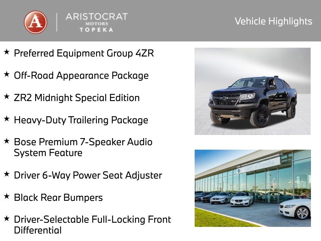 Used 2019 Chevrolet Colorado ZR2 w/ ZR2 Midnight Special Edition image 2