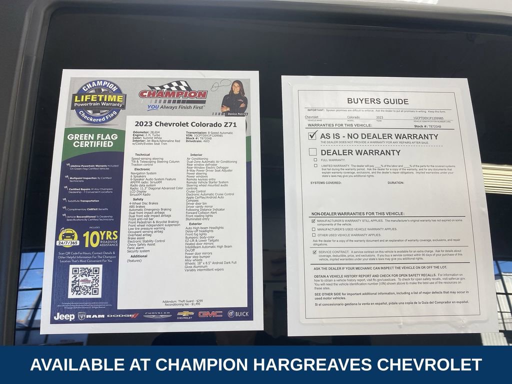 Certified 2023 Chevrolet Colorado Z71 w/ Z71 Convenience Package 2 image 43
