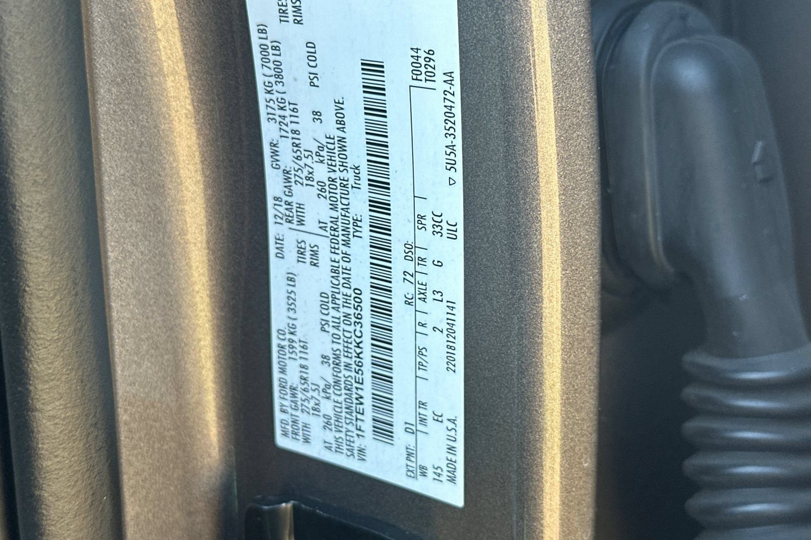Used 2019 Ford F150 4x4 SuperCrew image 32