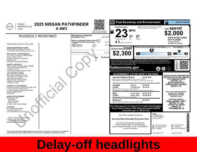 Used 2025 Nissan Pathfinder S AWD/4WD image 45