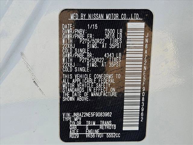 Used 2015 INFINITI QX80 4WD w/ Limited Package image 29