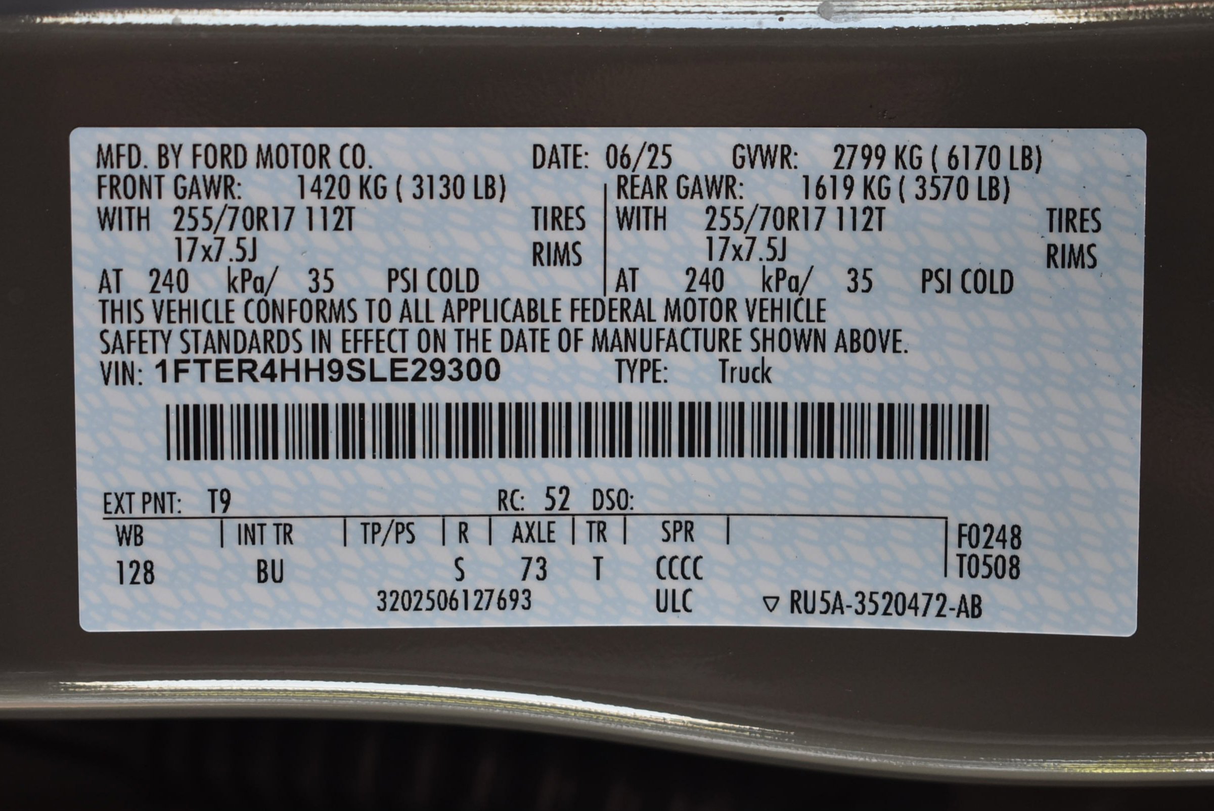 New 2025 Ford Ranger XLT w/ Equipment Group 301A High image 18