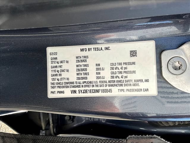 Used 2022 Tesla Model 3 Performance AWD/4WD image 19