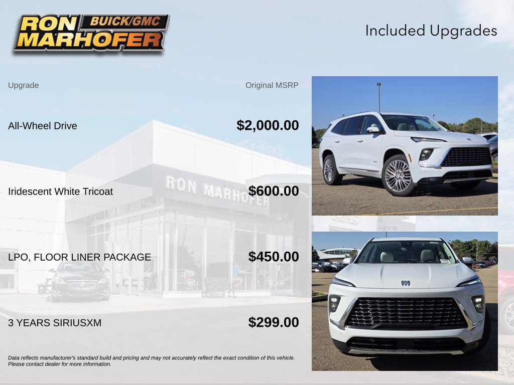 New 2027 Buick Enclave Avenir w/ LPO, Floor Liner Package AWD/4WD image 6