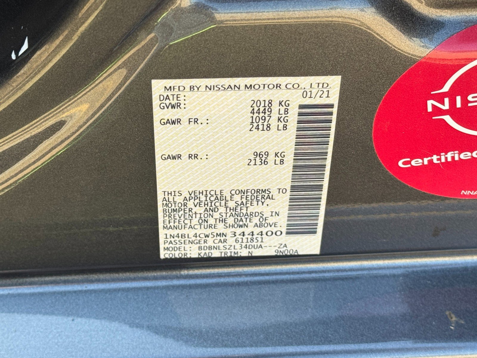 Used 2021 Nissan Altima 2.5 SR AWD/4WD image 39