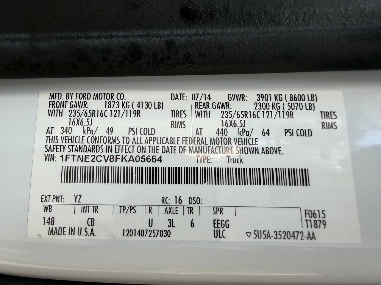 Used 2015 Ford Transit 150 148 Medium Roof RWD image 22