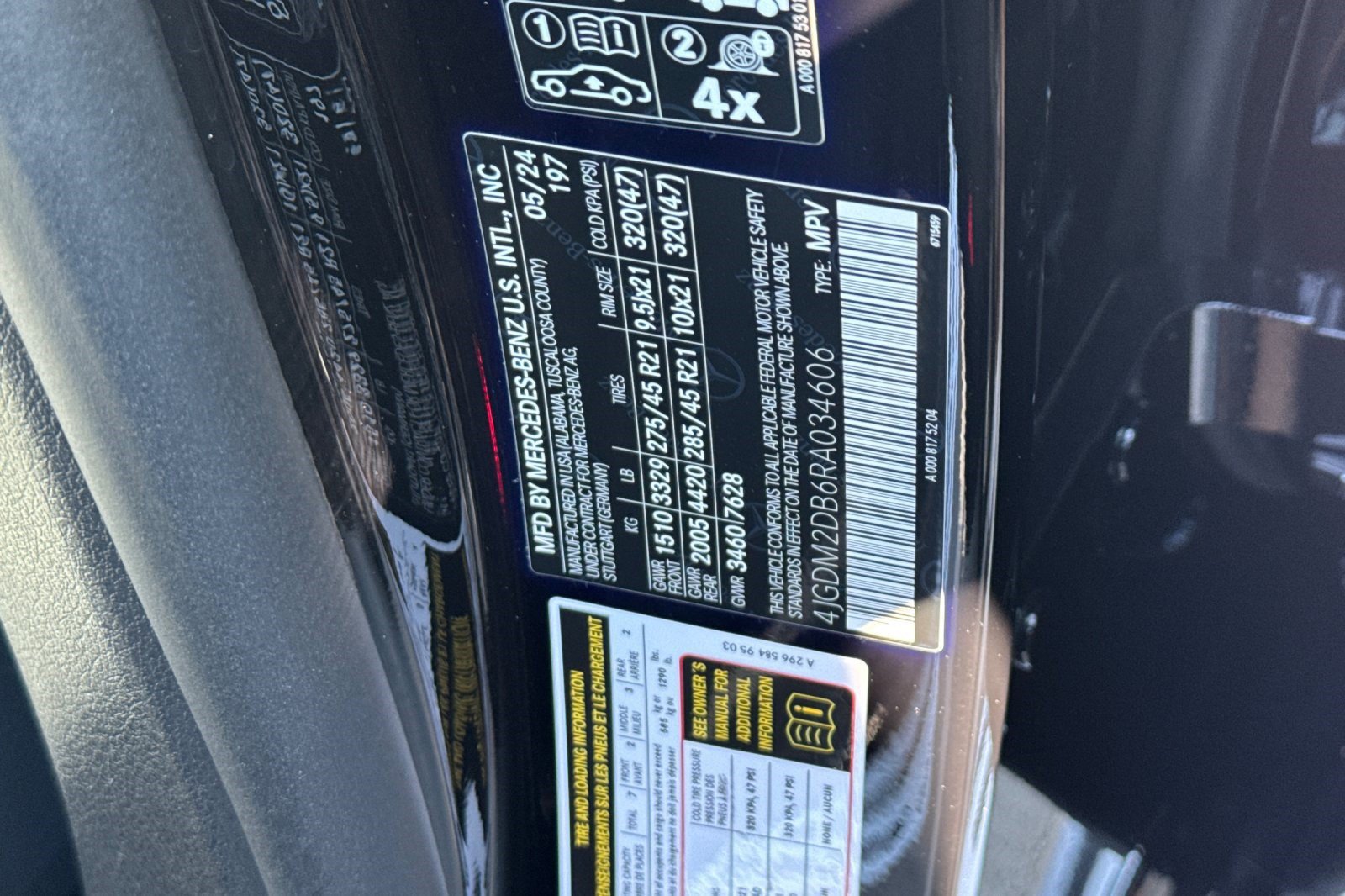 Certified 2024 Mercedes-Benz EQS 450+ SUV image 27