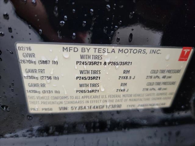 Used 2016 Tesla Model S P90D AWD/4WD image 15