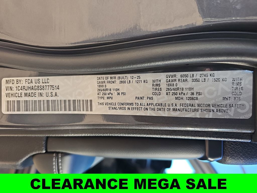 New 2025 Jeep Grand Cherokee Altitude image 42