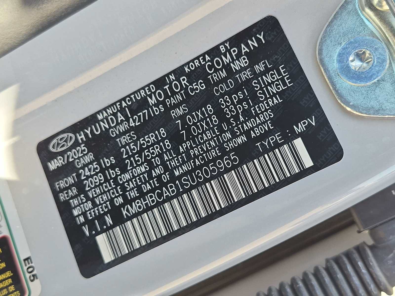 Certified 2025 Hyundai Kona SEL AWD/4WD image 34