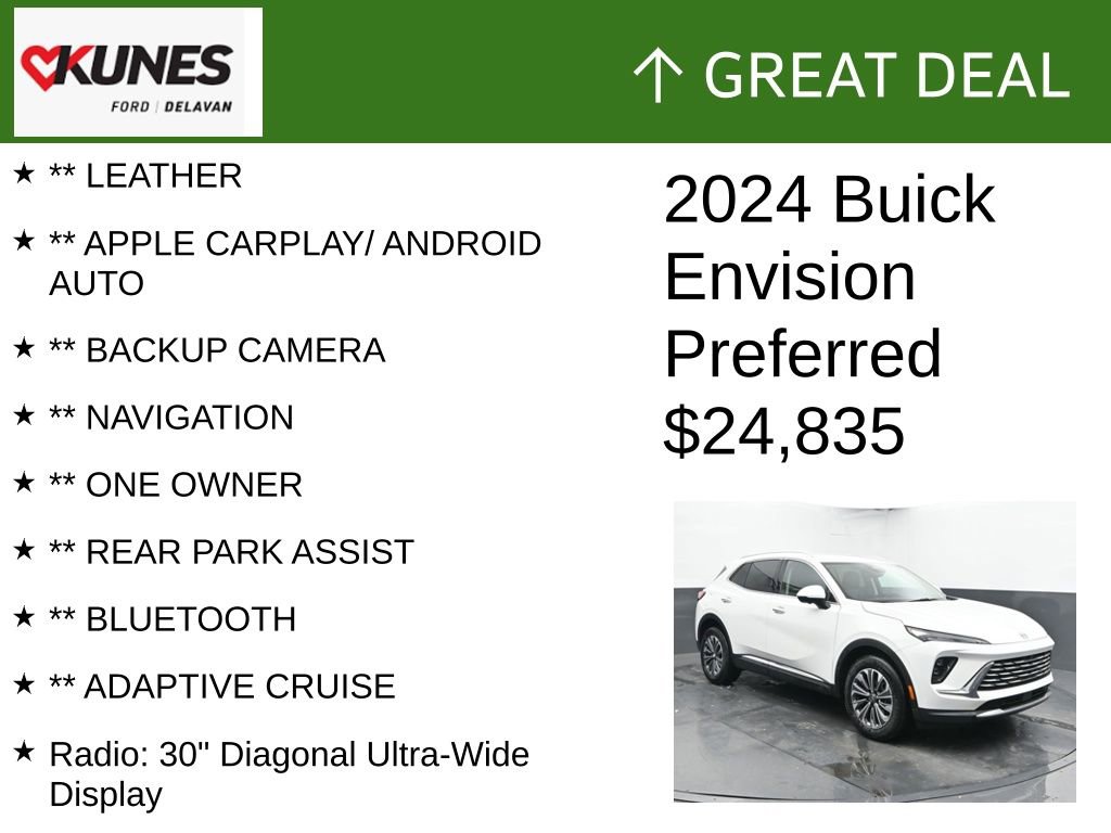Used 2024 Buick Envision Preferred image 2
