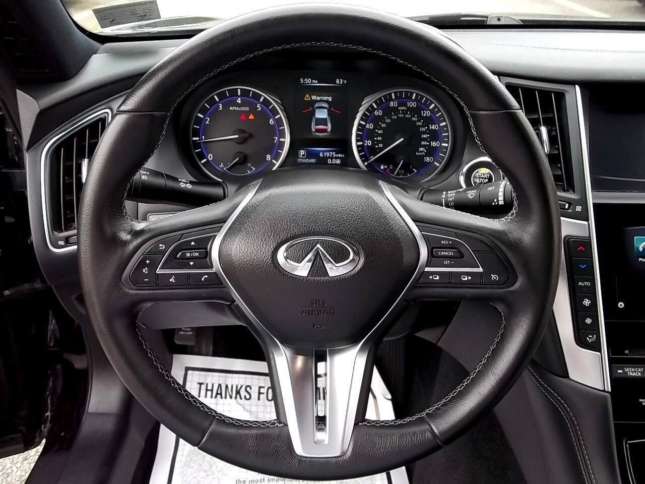 Used 2017 INFINITI Q60 2.0t w/ Cargo Package AWD/4WD image 9