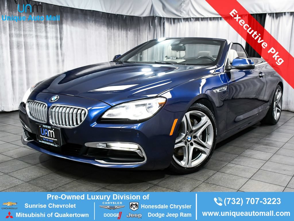 Used 2018 BMW 650i xDrive Convertible w/ Executive Package AWD/4WD image 1