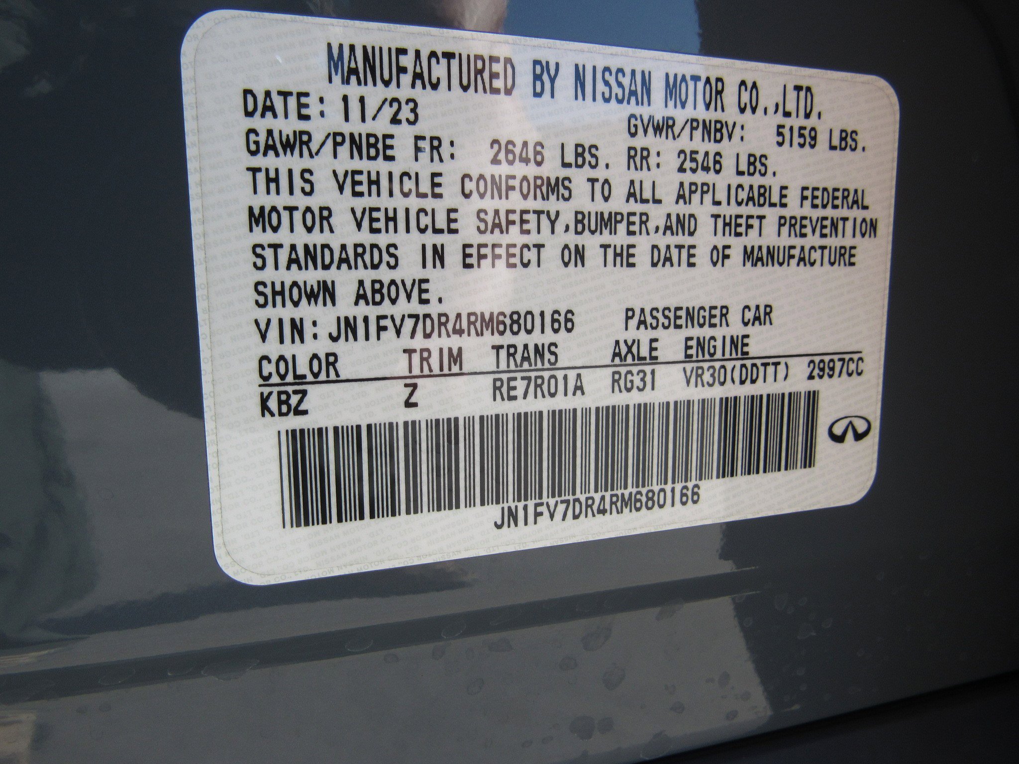 Used 2024 INFINITI Q50 Red Sport 400 AWD/4WD image 28