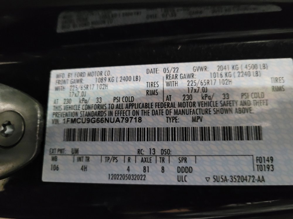 Used 2022 Ford Escape SE w/ Cold Weather Package image 33