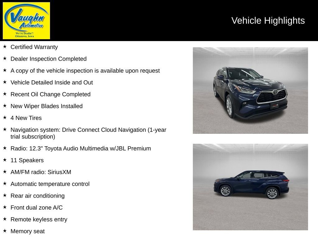 Used 2023 Toyota Highlander Limited AWD/4WD image 2