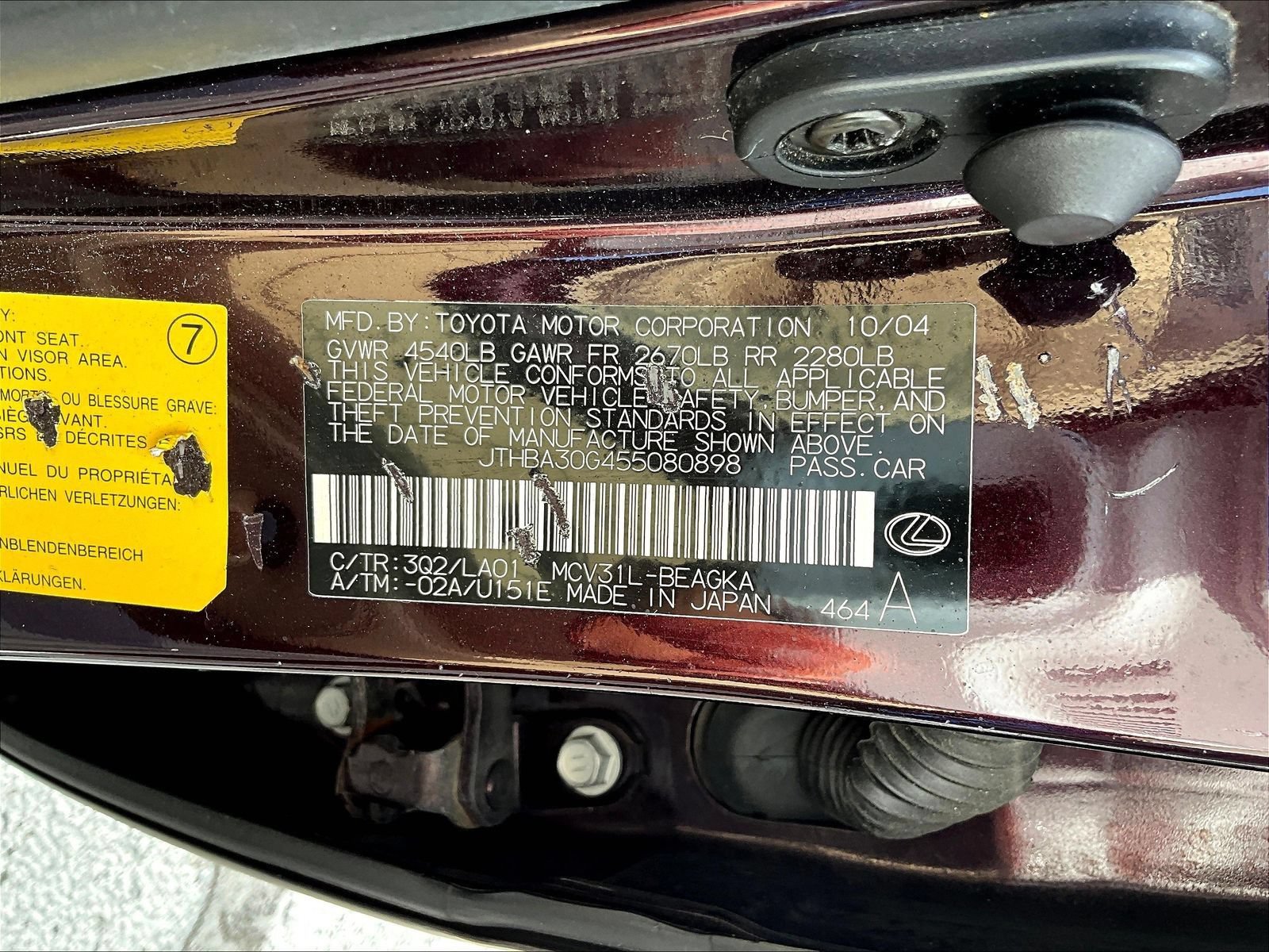 Used 2005 Lexus ES 330 FWD image 6