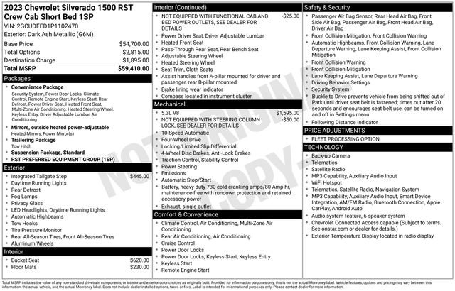 Used 2023 Chevrolet Silverado 1500 RST image 6