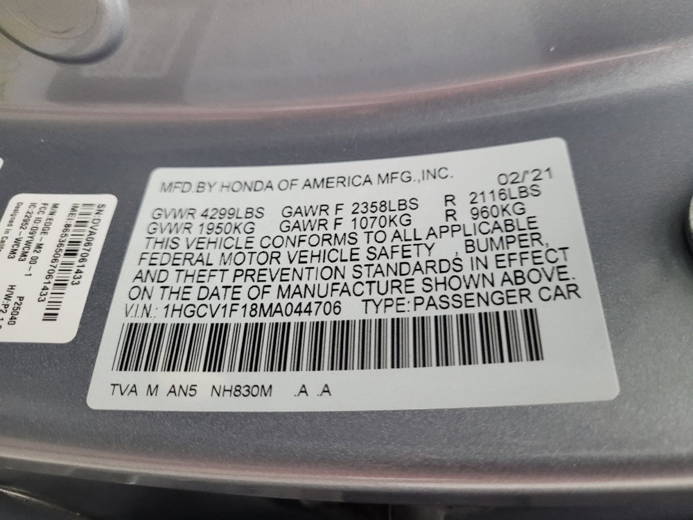 Used 2021 Honda Accord LX image 33