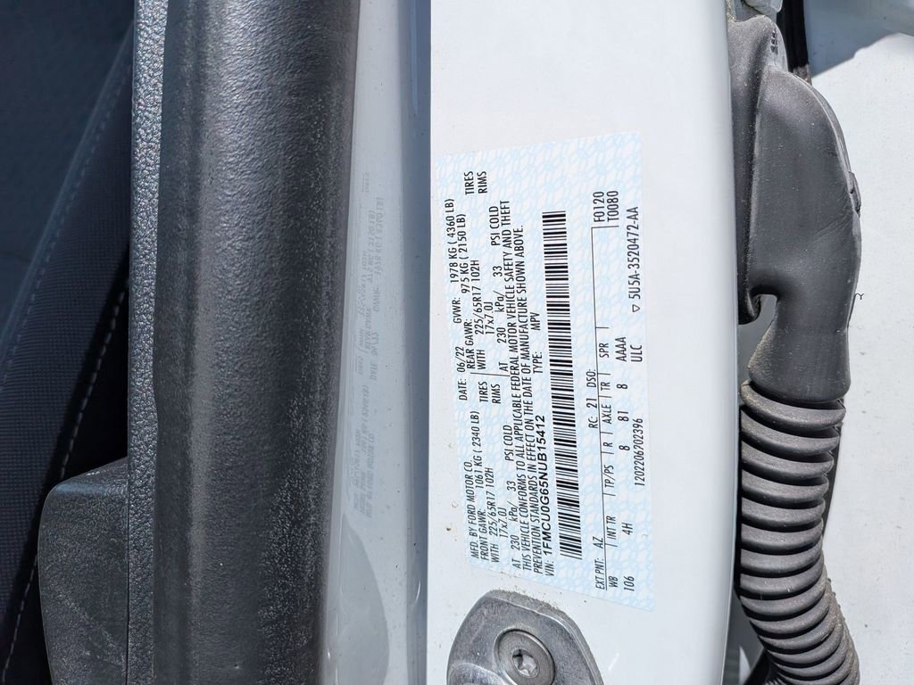 Used 2022 Ford Escape SE w/ Convenience Package image 30