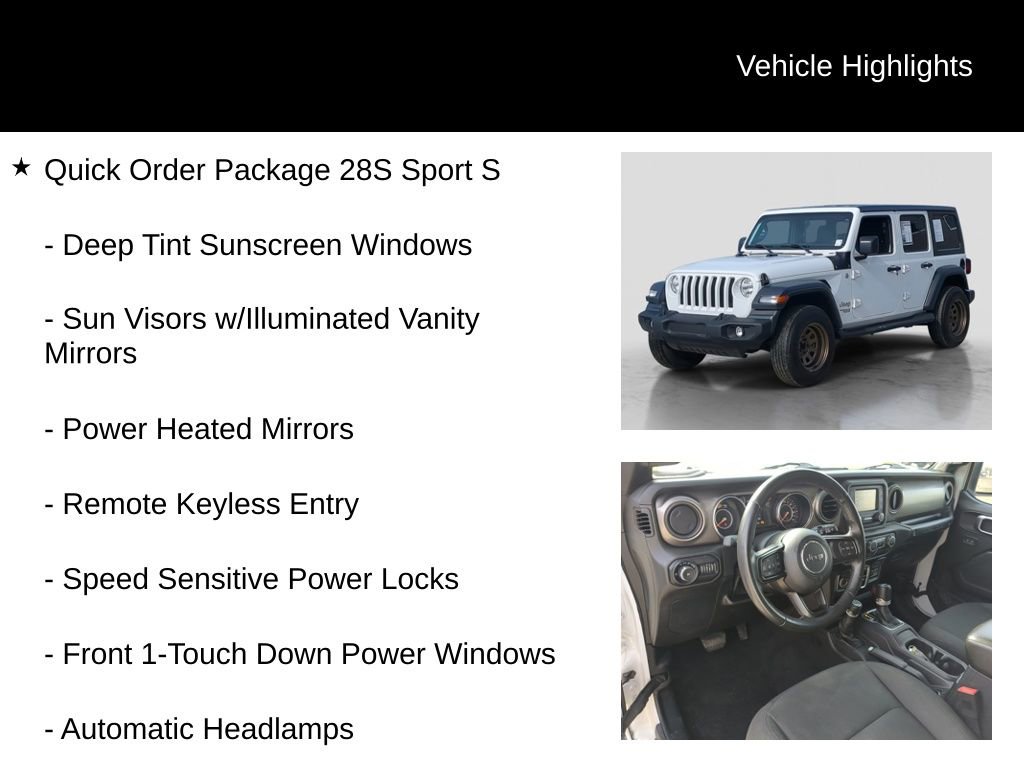 Used 2018 Jeep Wrangler Unlimited Sport S image 6