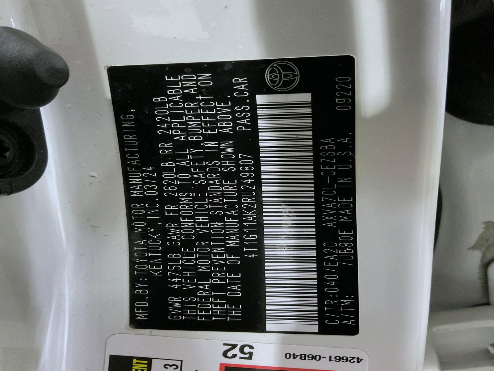 Used 2024 Toyota Camry SE image 25