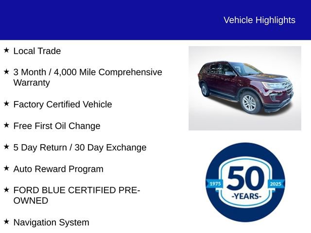 Used 2018 Ford Explorer XLT w/ Equipment Group 202A image 5