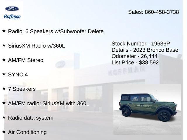 Used 2023 Ford Bronco 4-Door AWD/4WD image 5