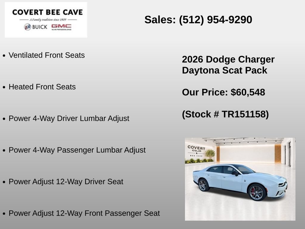 New 2026 Dodge Charger Daytona Scat Pack w/ Track Package AWD/4WD image 27