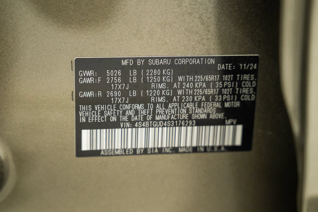 Used 2025 Subaru Outback Wilderness AWD/4WD image 34