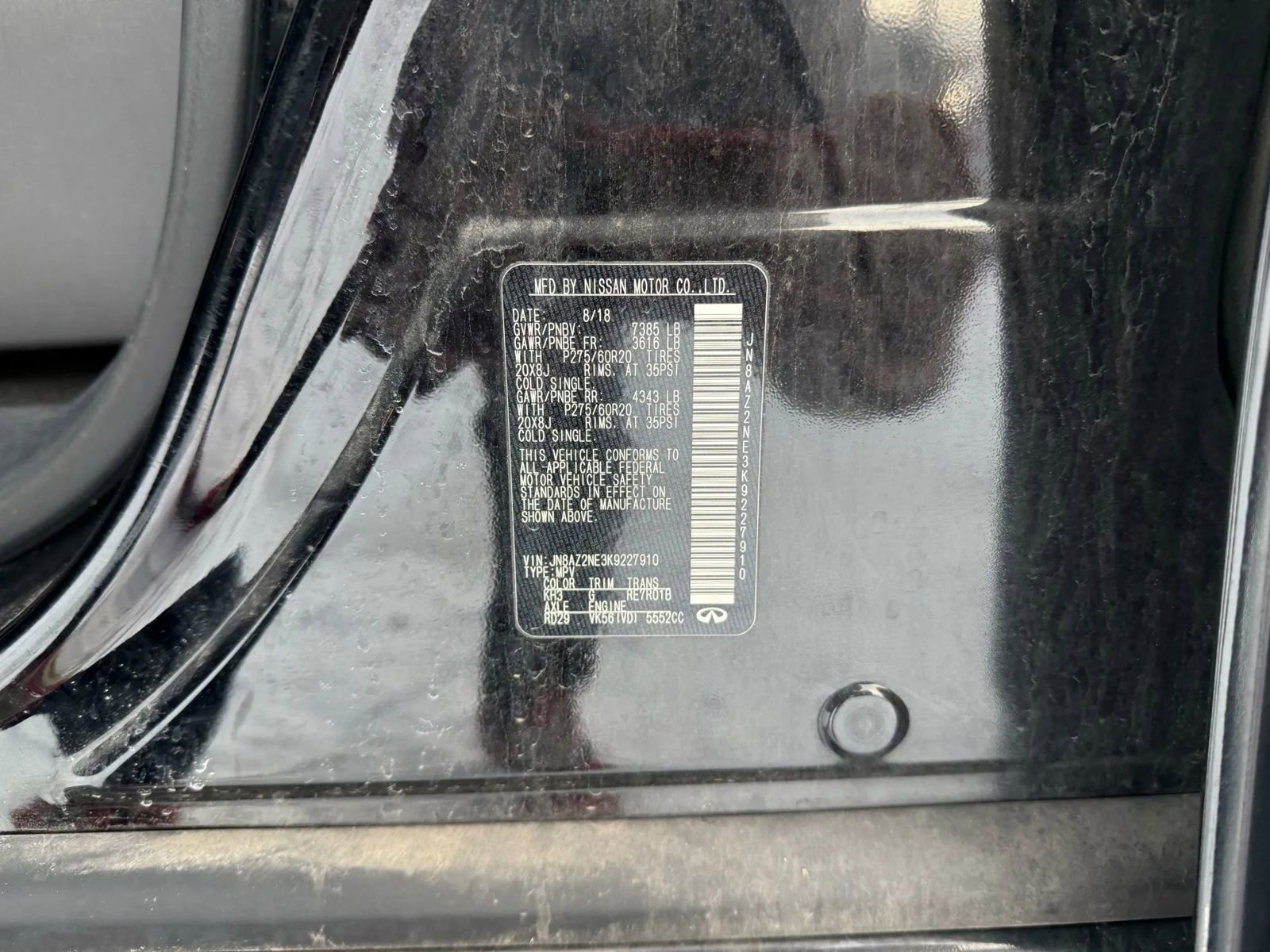 Used 2019 INFINITI QX80 Luxe w/ Proassist Package image 35