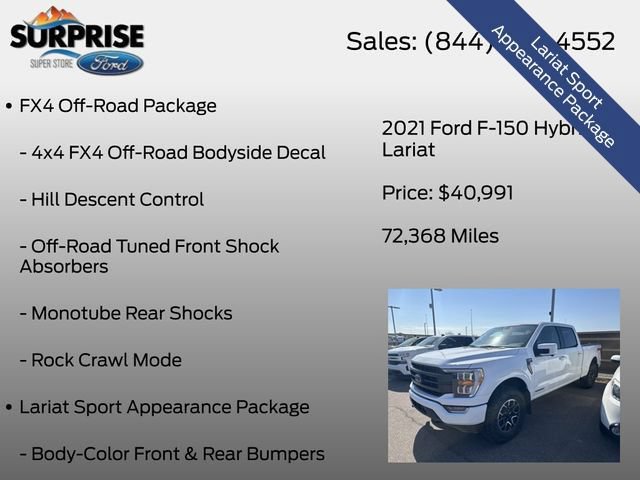 Used 2021 Ford F150 Lariat AWD/4WD image 17
