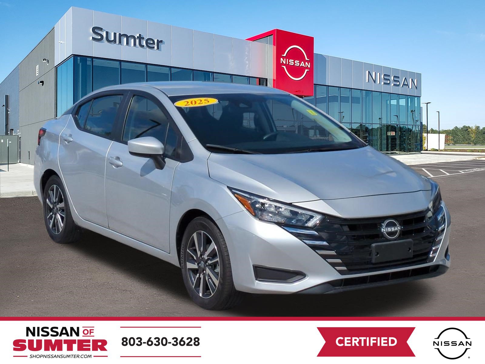 Certified 2025 Nissan Versa SV FWD image 1