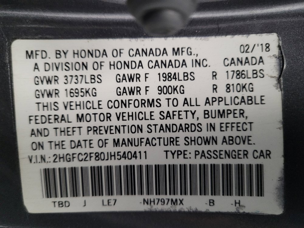 Used 2018 Honda Civic EX image 33