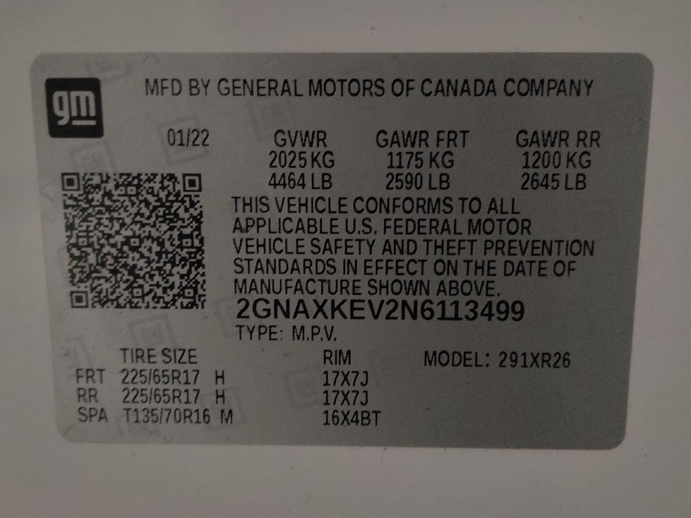 Used 2022 Chevrolet Equinox LT FWD image 33