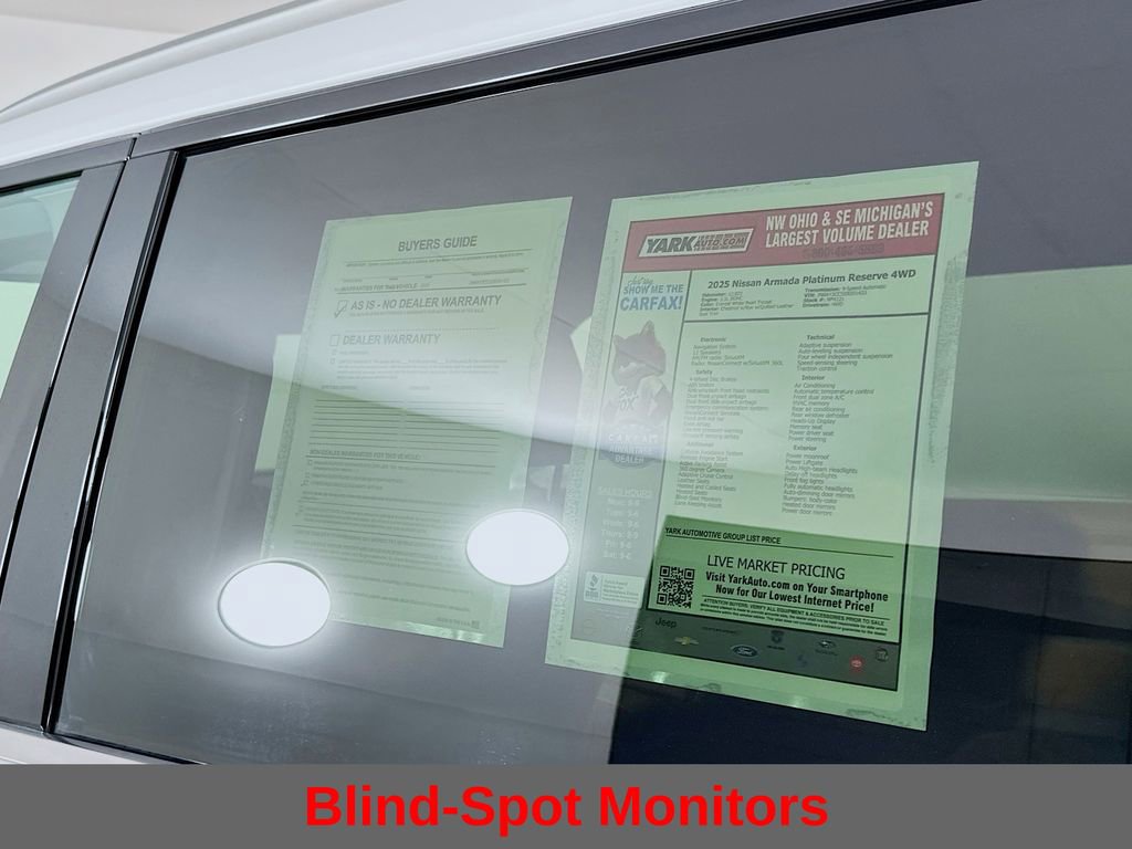 Certified 2025 Nissan Armada Platinum Reserve image 14