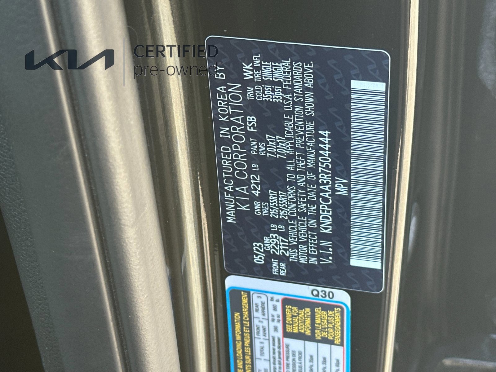 Certified 2024 Kia Seltos LX AWD/4WD image 28