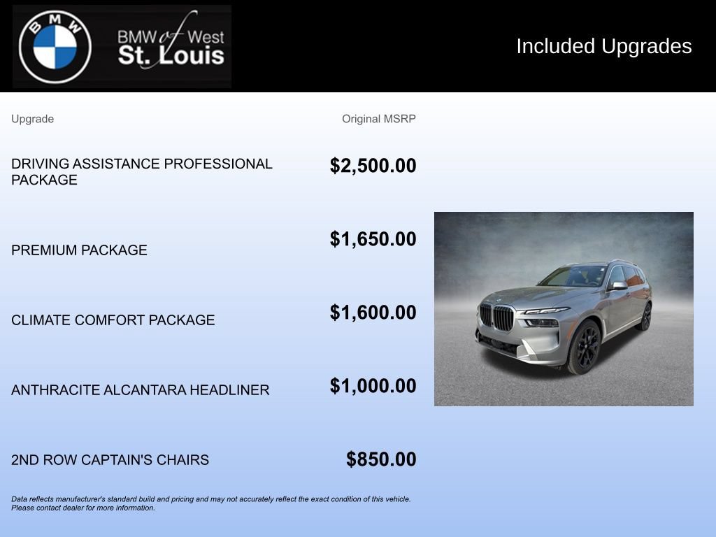 New 2026 BMW X7 xDrive40i AWD/4WD image 17