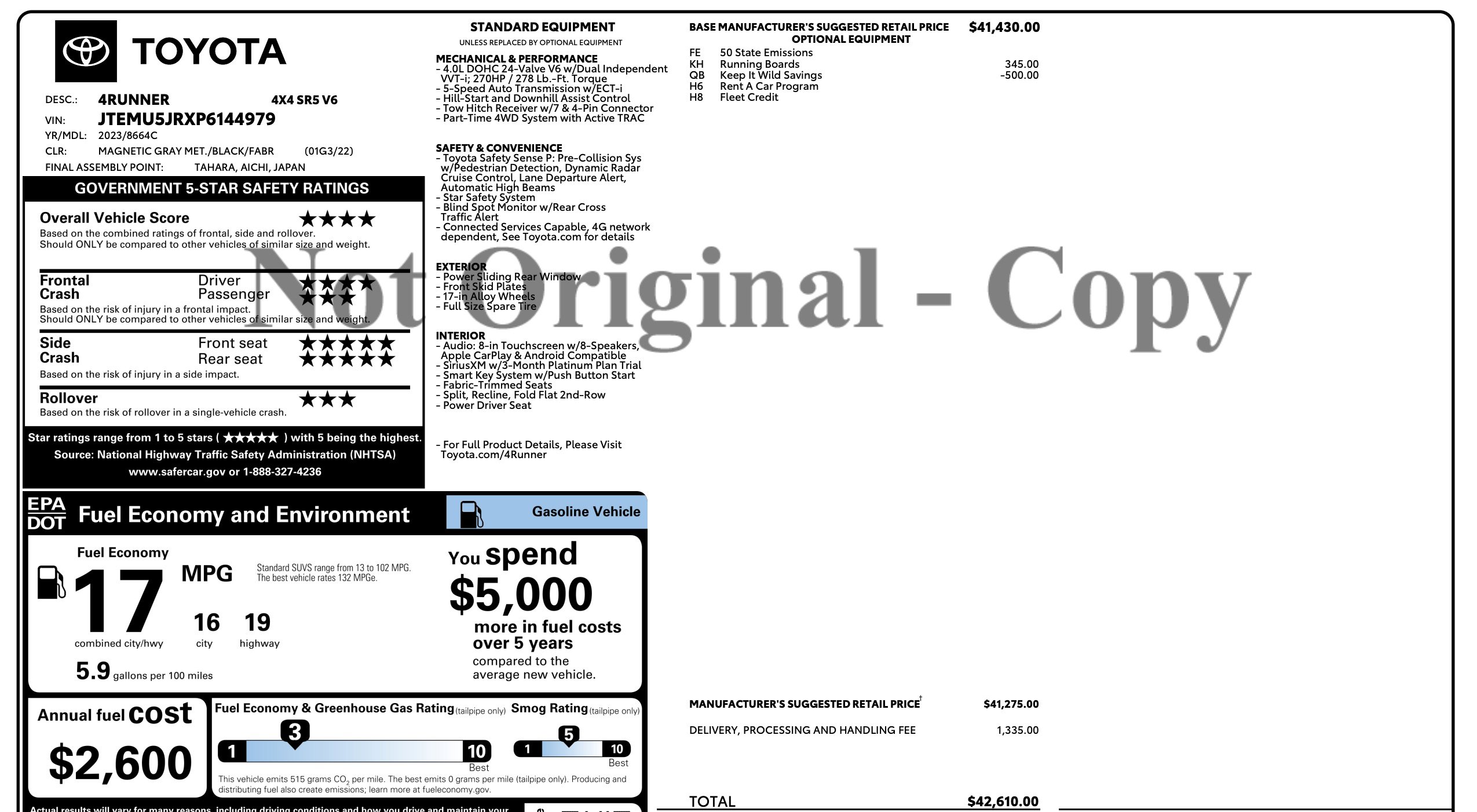 Used 2023 Toyota 4Runner SR5 image 5