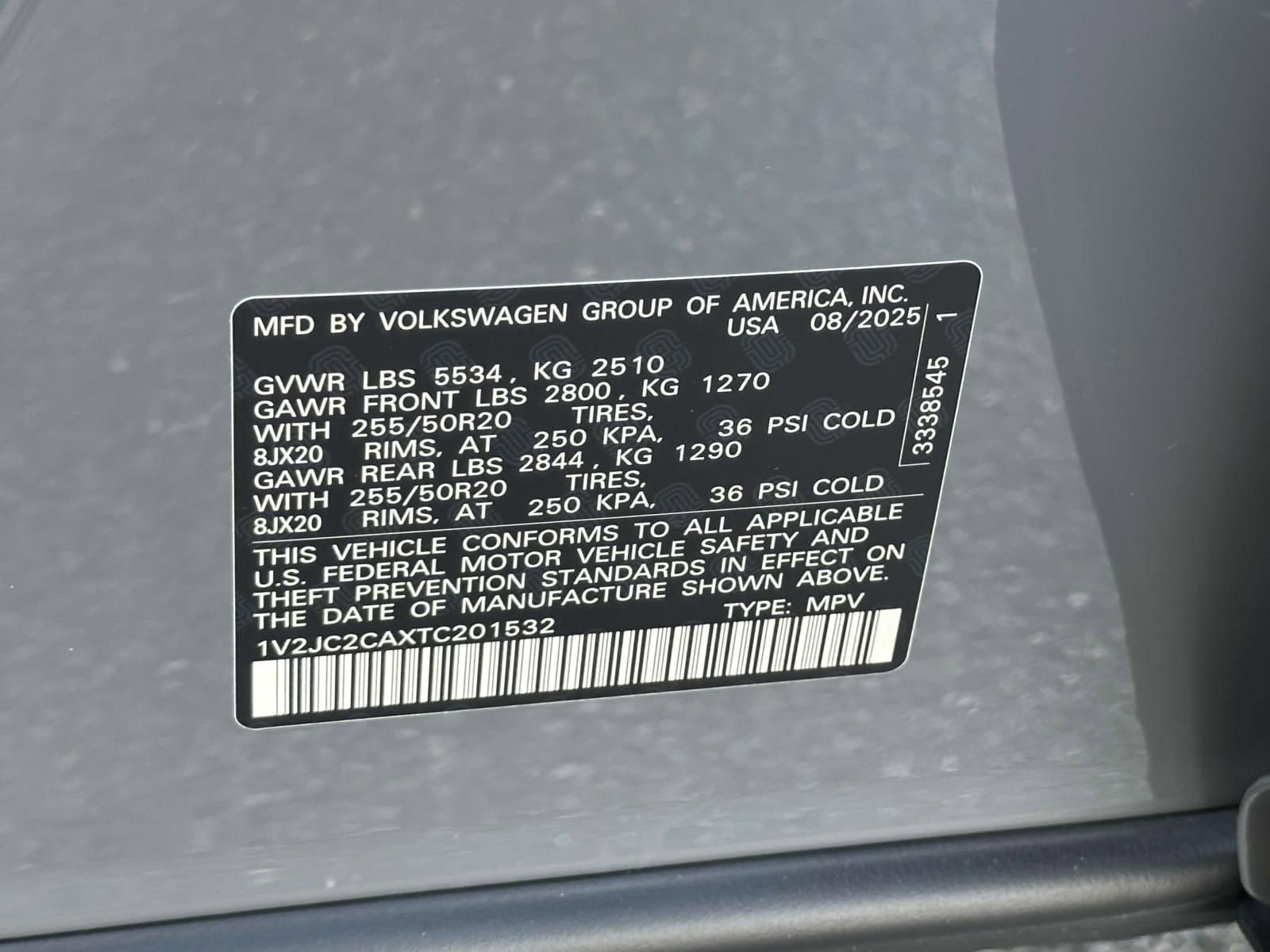New 2026 Volkswagen Atlas Cross Sport SE image 15