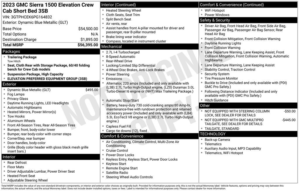 Used 2023 GMC Sierra 1500 Elevation RWD image 6