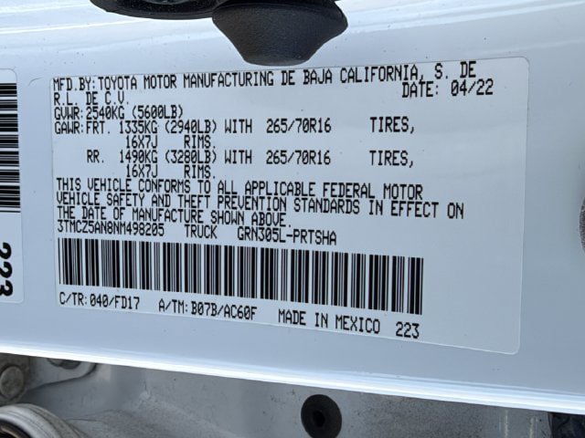 Used 2022 Toyota Tacoma TRD Off-Road AWD/4WD image 25